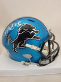 DAVID MONTGOMERY SIGNED DETROIT LIONS 2024 ALTERNATE SPEED MINI HELMET BECKETT