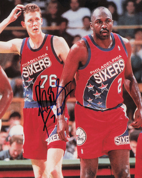 Shawn Bradley Autographed Signed 8x10 Photo Philadelphia 76ers SKU #244899