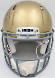 RUDY RUETTIGER AUTOGRAPHED NOTRE DAME FULL SIZE AUTHENTIC HELMET SPEECH BECKETT