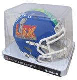 Lane Johnson Signed/Autographed Super Bowl 59 Mini Helmet Eagles PSA/DNA 193553