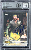 Angelo Dawkins Signed 2018 Topps WWE Roster Updates #R3 Card Auto 10! BAS Slab