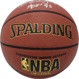 Kareem Abdul-Jabbar Aurographed Los Angeles Lakers Basketball HOF Beckett 47389