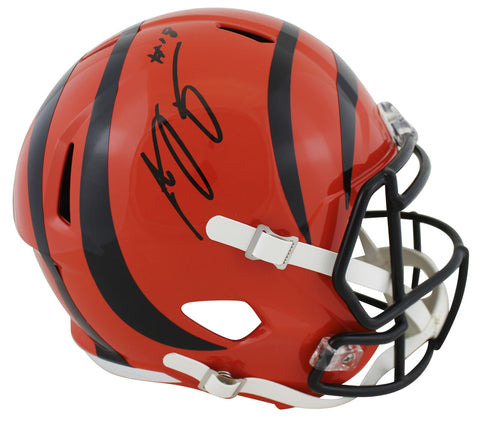 Bengals A.J. Green Authentic Signed Full Size Speed Rep Helmet BAS Witnessed