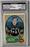 Packers LEE ROY CAFFEY (d) Signed & PSA Slab Certified 1970 Topps Card #236 AUTO