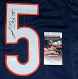 LANCE BRIGGS SIGNED AUTOGRAPHED CHICAGO BEARS #55 NAVY JERSEY JSA