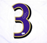 Odell Beckham Jr. Autographed White Pro Style Jersey-Beckett W Hologram *Silver