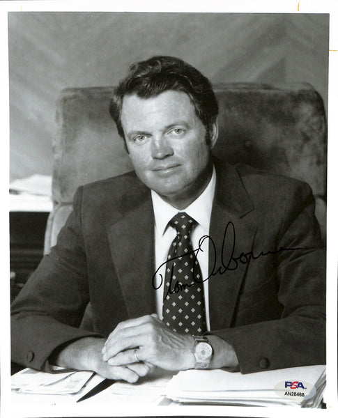 Tom Osborne Signed 8x10 Photo Nebraska Football Head Coach PSA/DNA 185258