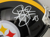 Troy Polamalu Signed/Auto Steelers Full Size Replica Helmet Beckett 151607