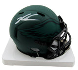 Jalen Carter Signed/Autographed Rave Mini Football Helmet Eagles PSA/DNA 193666
