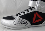 Floyd Mayweather Autographed Reebok Boxing Shoe Left Beckett BAS *Black*