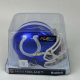 Autographed/Signed Jonathan Taylor Indianapolis Colts Flash Mini Helmet JSA COA