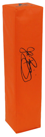 John Riggins Signed BSN Orange Football Endzone Pylon - (SCHWARTZ COA)