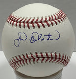 Milw Brewers JIM SLATON Signed Official MLB Baseball AUTO w/ TWO Scripts - JSA