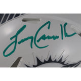 Larry Csonka Autographed Miami Dolphins 24 STS Mini Helmet Beckett Witness 49230