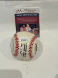 Mark Knudson Autographed Rawlings Official Baseball -- Milwaukee Brewers JSA COA