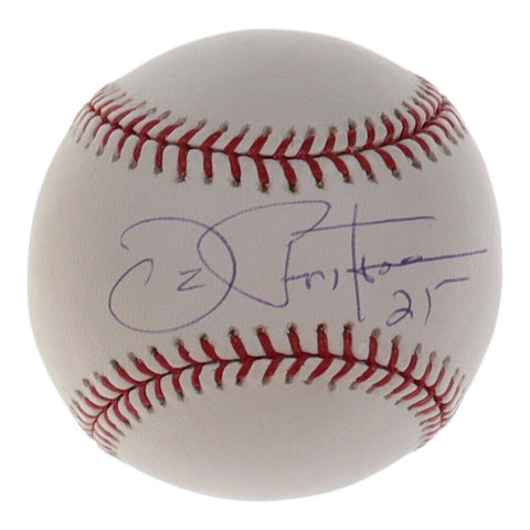 Joe Pepitone Signed ML Baseball (Steiner) New York Yankees, Chicago Cubs, Astros