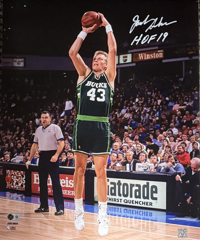 JACK SIKMA Signed 16x20 Photo #4 AUTO w/ HOF - Milwaukee Bucks - BAS