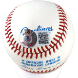 Nolan Ryan Autograped Texas Rangers American League Baseball Beckett 59425