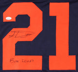 Ha Ha Clinton-Dix Signed Chicago Bears Color Rush Jersey Inscribed "Bear Down"