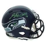 Sam Darnold Autographed Seattle Seahawks Speed Mini Helmet Beckett Witnessed