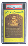 Rick Ferrell Signed 4x6 Boston Red Sox HOF Plaque Card PSA/DNA 85025734