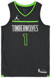 Anthony Edwards Minnesota Timberwolves Signed Jordan Brand Statement Jersey