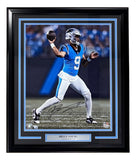 Bryce Young Signed Framed 16x20 Carolina Panthers Blue Jersey Photo Fanatics