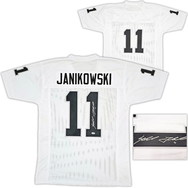 OAKLAND RAIDERS SEBASTIAN JANIKOWSKI AUTOGRAPHED WHITE JERSEY PSA/DNA 212450