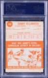 Rams Danny Villanueva Authentic Signed 1963 Topps #43 Card PSA/DNA Slabbed