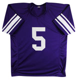 TCU LaDainian Tomlinson Authentic Signed Purple Pro Style Jersey Autographed BAS