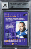 Cowboys Emmitt Smith Signed 1997 Playoff First & Ten #152 Card Auto 10! BAS Slab