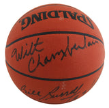 Wilt Chamberlain & Bill Russell Signed Official NBA Game Ball Basketball BAS