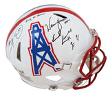 (3) Campbell, George & Moon Signed 81-98 TB F/S Speed Proline Helmet W/ Case BAS