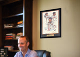 Willie Mays Barry Bonds Bobby Bonds Autographed 18x24 Photograph Framed Beckett