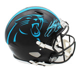 Steve Smith Sr Signed Carolina Panthers Speed Authentic ALT Black NFL Helmet