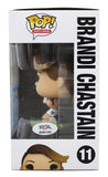 Brandi Chastain USA Soccer "2x Insc" Signed #11 Funko Pop Figure PSA #AN41143