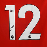 William Saliba Signed Arsenal FC Home Soccer Jersey #12 with Beckett COA