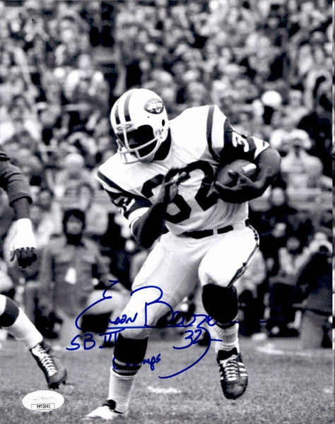 Emerson Boozer New York Jets Signed/Autographed 8x10 B/W Photo JSA 160952