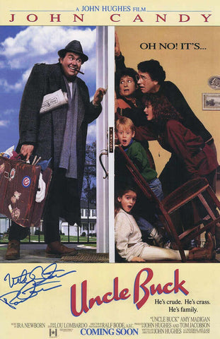 Mike Starr Signed Uncle Buck 11x17 Movie Poster w/Pooter - (SCHWARTZ SPORTS COA)