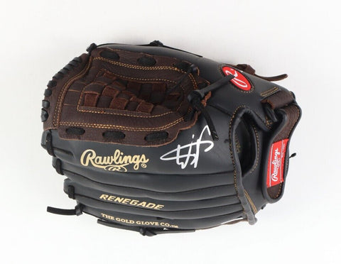 Wander Franco Signed Rawlings Baseball Glove / Franco MLB Hologram Tampa Bay Ray