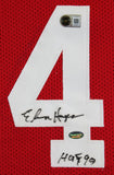 Elvin Hayes "HOF 90" Authentic Signed Red Pro Style Jersey BAS #BY031296