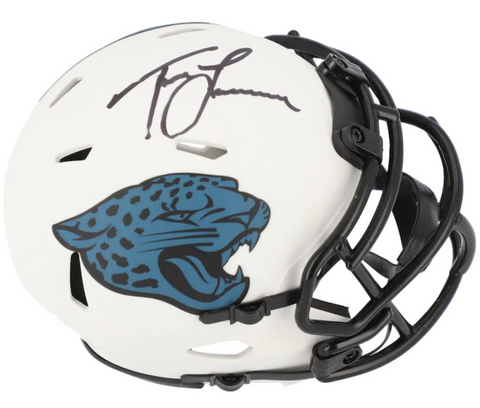 Trevor Lawrence Autographed Jaguars Lunar Eclipse Speed Mini Helmet Fanatics