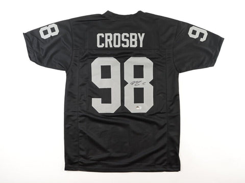 Maxx Crosby Signed Las Vegas Raiders Jersey (Beckett) 2019 4th Round Draft Pick