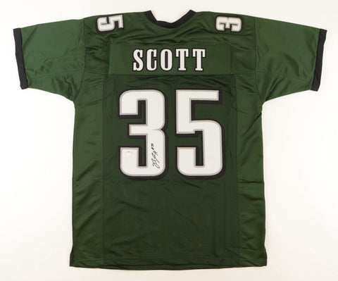 Boston Scott Signed Philadelphia Eagles Jersey (JSA COA) Phillys #2 Running Back