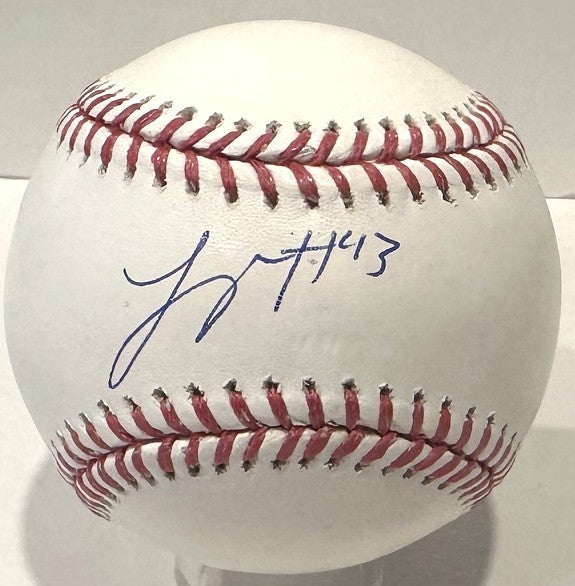 LOGAN HENDERSON - Signed Official MLB Baseball AUTO - Milwaukee Brewers - BAS