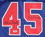 Adrian Dantley Signed Detroit Pistons Jersey Inscribed "HOF 2008" (PSA)