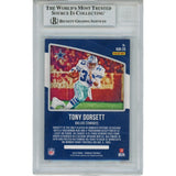 Tony Dorsett Autographed 2018 Donruss AGK 20 Slabbed Trading Card Beckett 45898