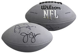 Cowboys Jerry Jones & Jimmy Johnson Signed Grey Wilson Nfl Football JSA #AN53987