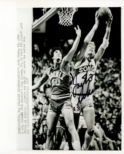 Jack Sikma Autographed Signed 8x10 Wire Photo Seattle Supersonics MCS 70260