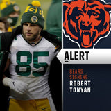 Robert Tonyan Signed Chicago Bears Color Rush Jersey (Gameday) Ex-Packers T.E.